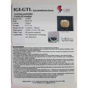 10.81 Ratti Natural yellow sapphire with Govt Lab Certificate-(1221)